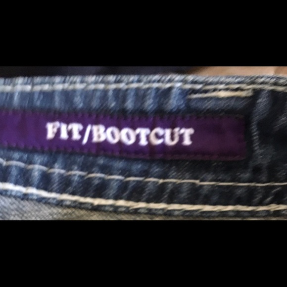 Vigors Distressed Bootcut Jeans Junior Size 5 - Picture 7 of 7